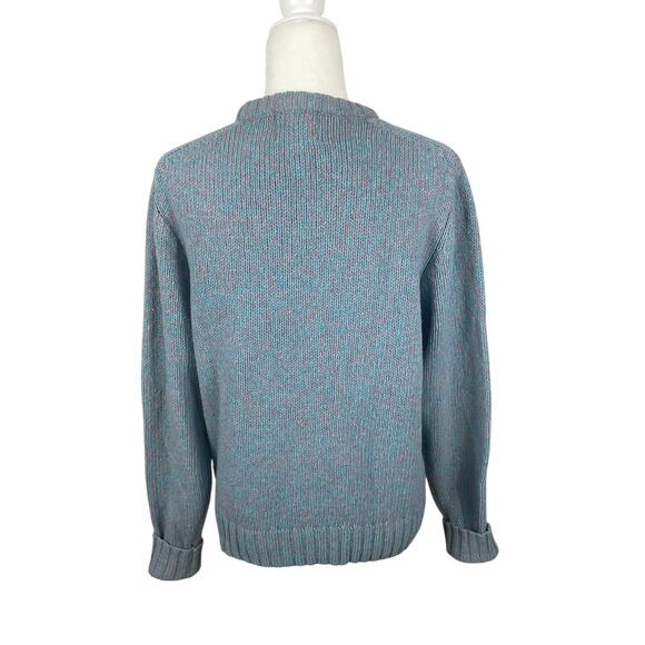 Vintage Woolrich Wool Blend Speckled Pullover Crewneck Sweater Classic Women's M - Picture 7 of 12